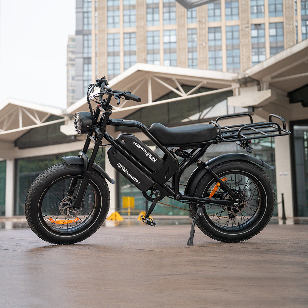 HappyRun cargo ebike G70 with cargo rack