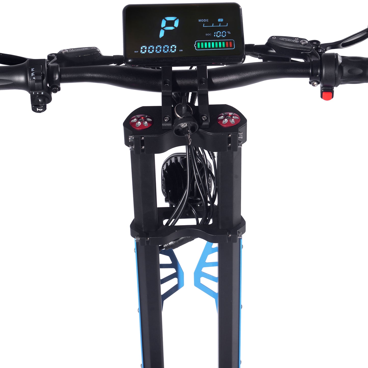 MotoTec Switchblade Blue 60V/28Ah 4000W Lithium Electric Scooter