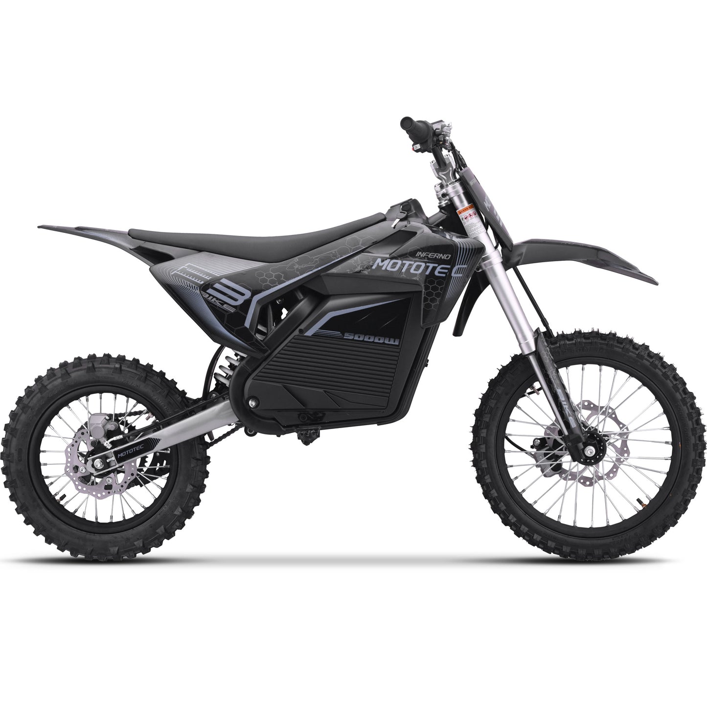 MotoTec 72V/30Ah 5000W Pro Off-Road Electric Dirt Bike