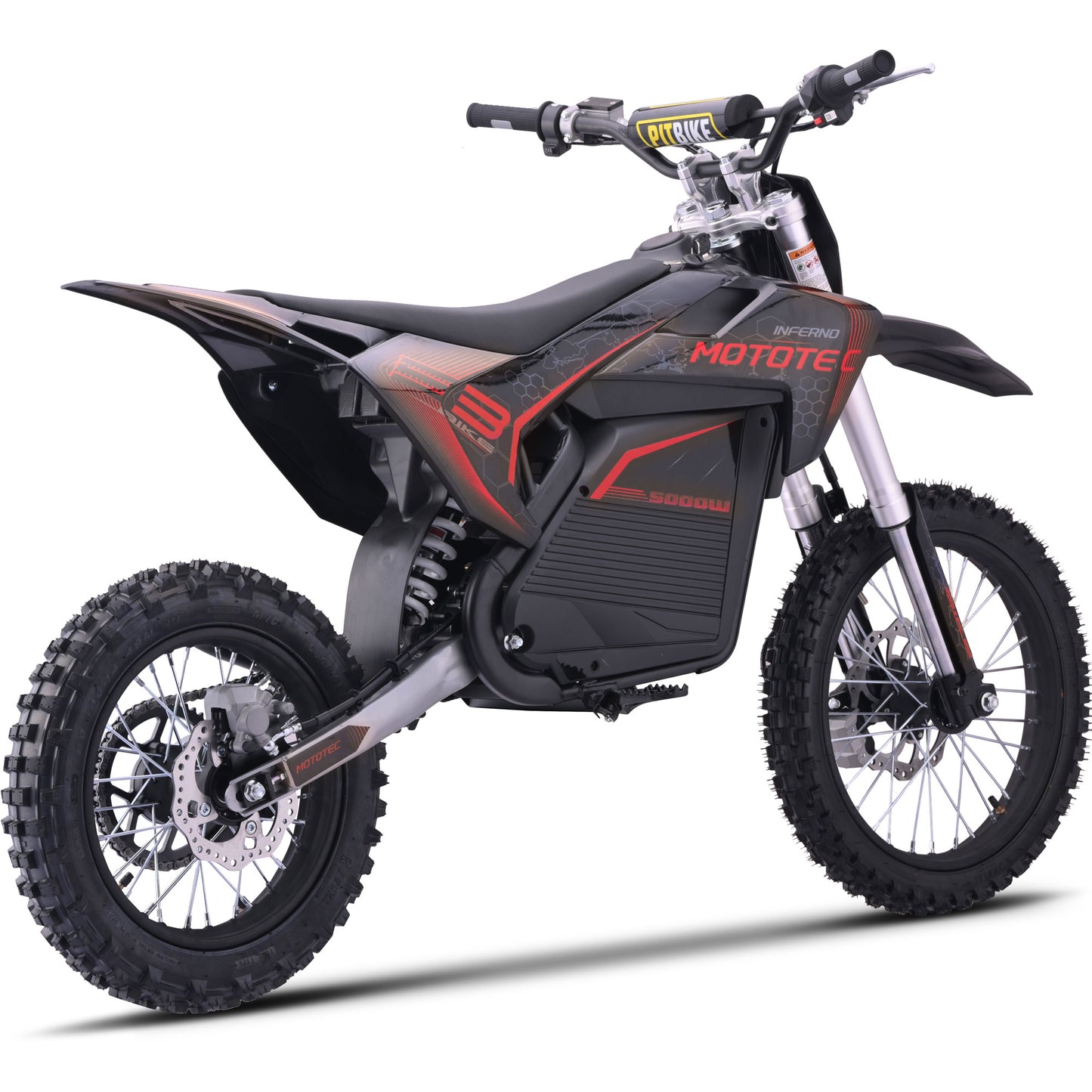MotoTec 72V/30Ah 5000W Pro Off-Road Electric Dirt Bike