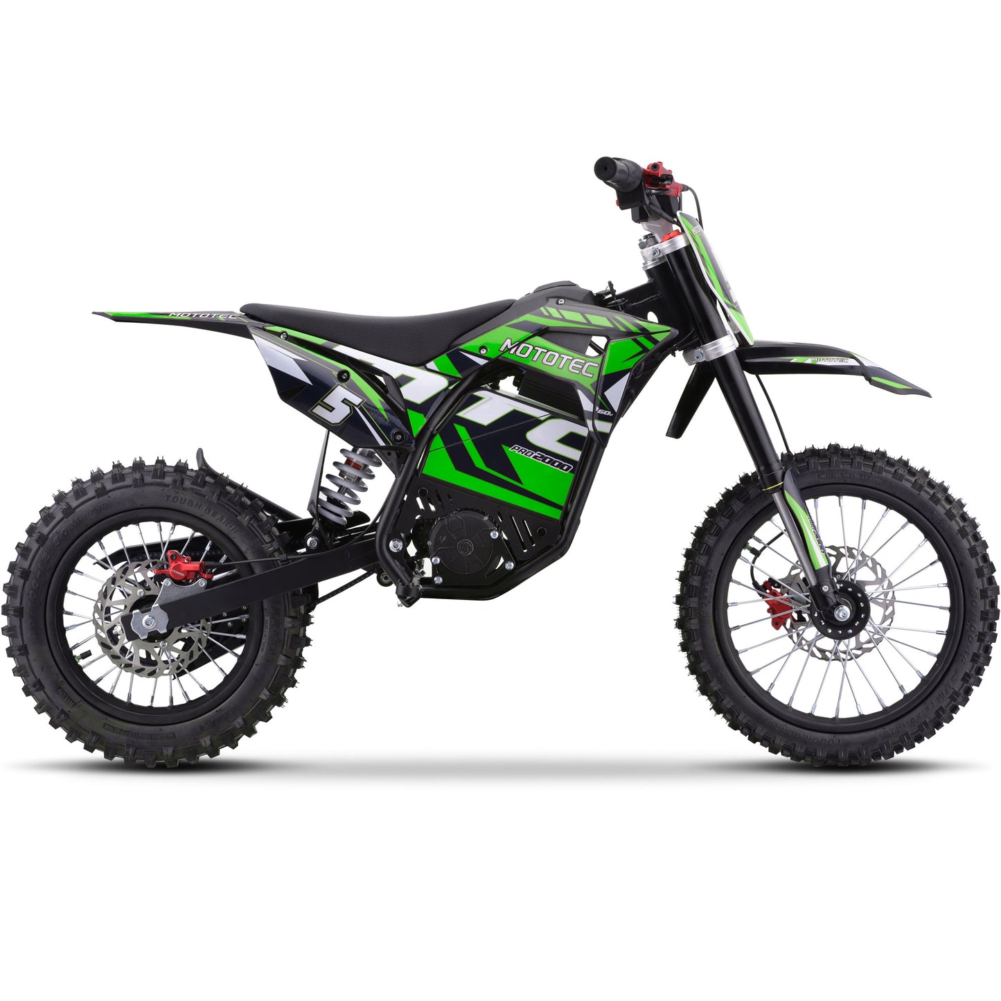 MotoTec 60V/15.6Ah 2000W Pro Off-Road Electric Dirt Bike