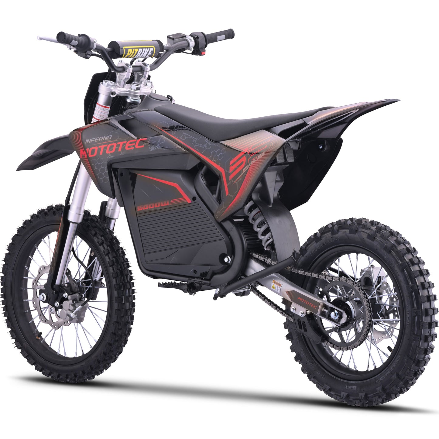 MotoTec 72V/30Ah 5000W Pro Off-Road Electric Dirt Bike