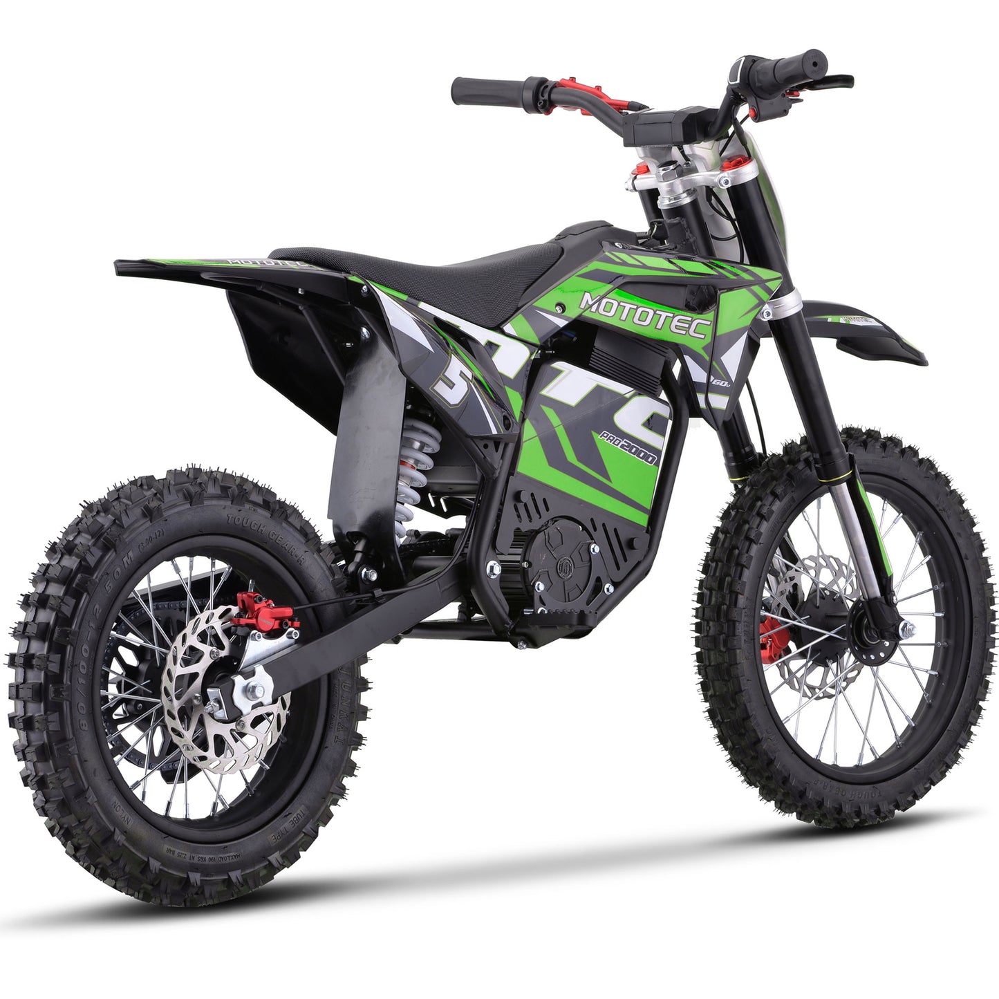 MotoTec 60V/15.6Ah 2000W Pro Off-Road Electric Dirt Bike