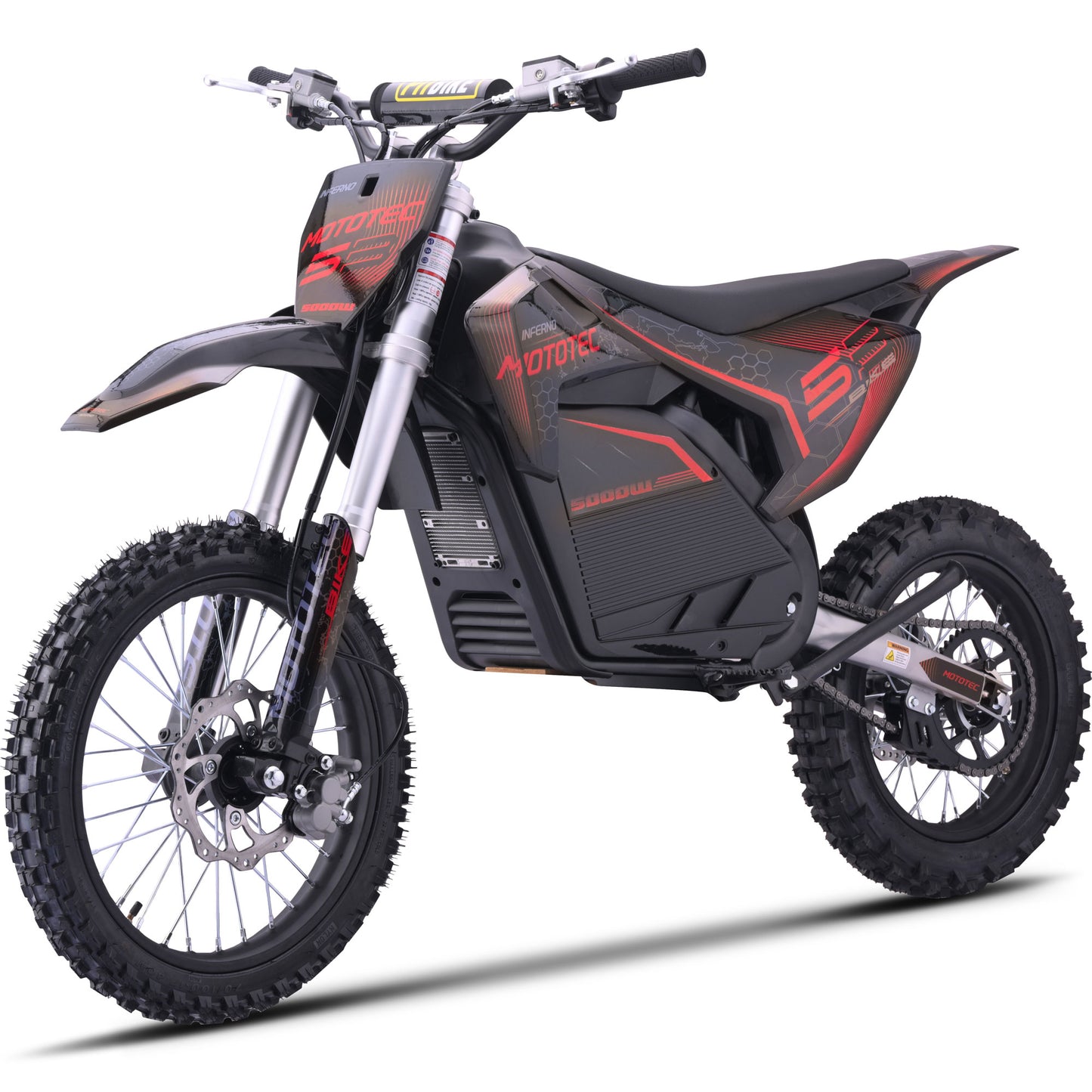 MotoTec 72V/30Ah 5000W Pro Off-Road Electric Dirt Bike
