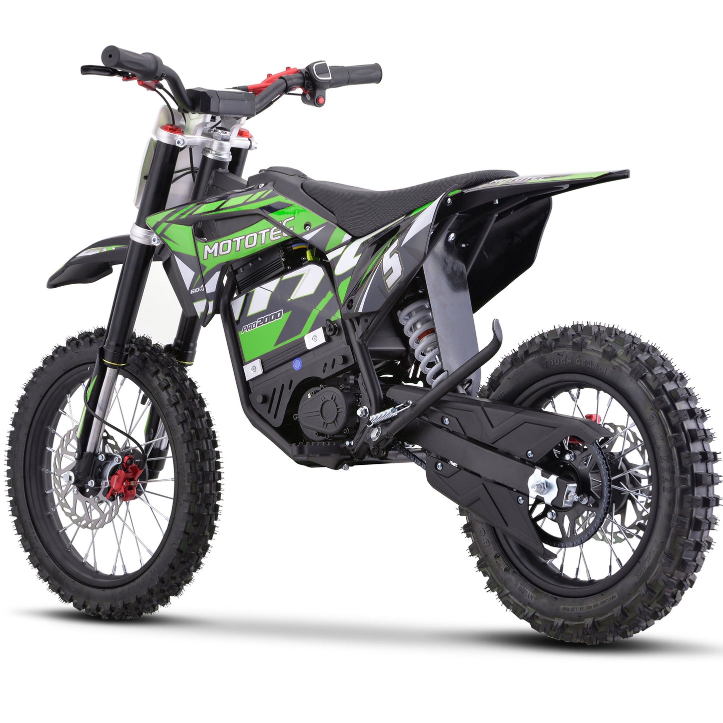 MotoTec 60V/15.6Ah 2000W Pro Off-Road Electric Dirt Bike