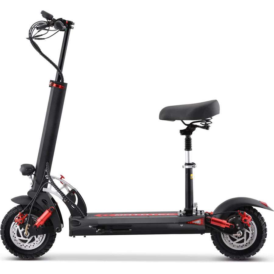 MotoTec Thor 60V/18Ah 2400W Lithium Electric Scooter Black