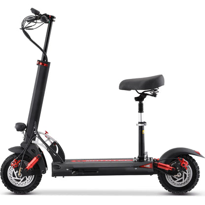 MotoTec Thor 60V/18Ah 2400W Lithium Electric Scooter Black