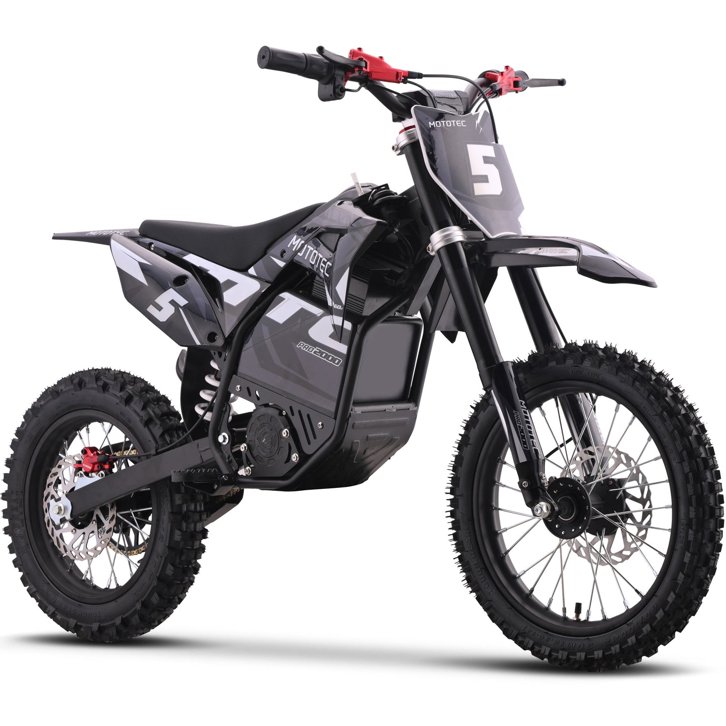 MotoTec 60V/15.6Ah 2000W Pro Off-Road Electric Dirt Bike