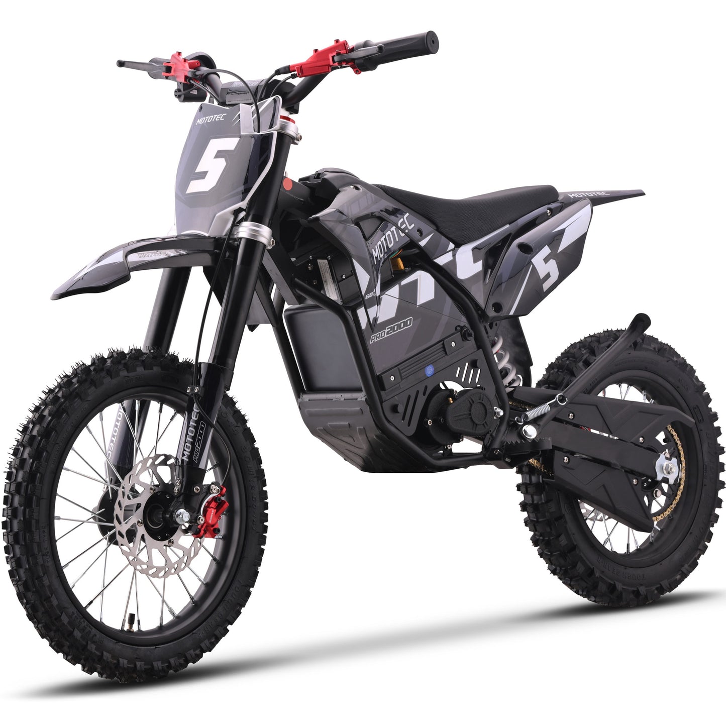 MotoTec 60V/15.6Ah 2000W Pro Off-Road Electric Dirt Bike