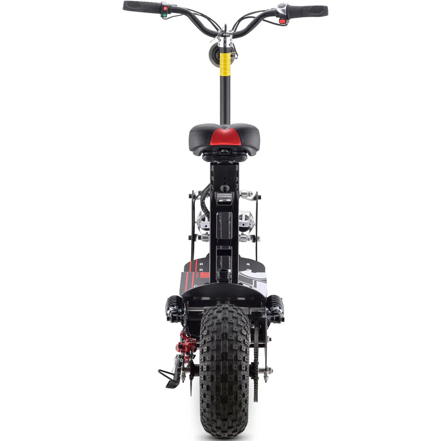 MotoTec Vulcan 48V/12Ah 1600W Electric Scooter Black