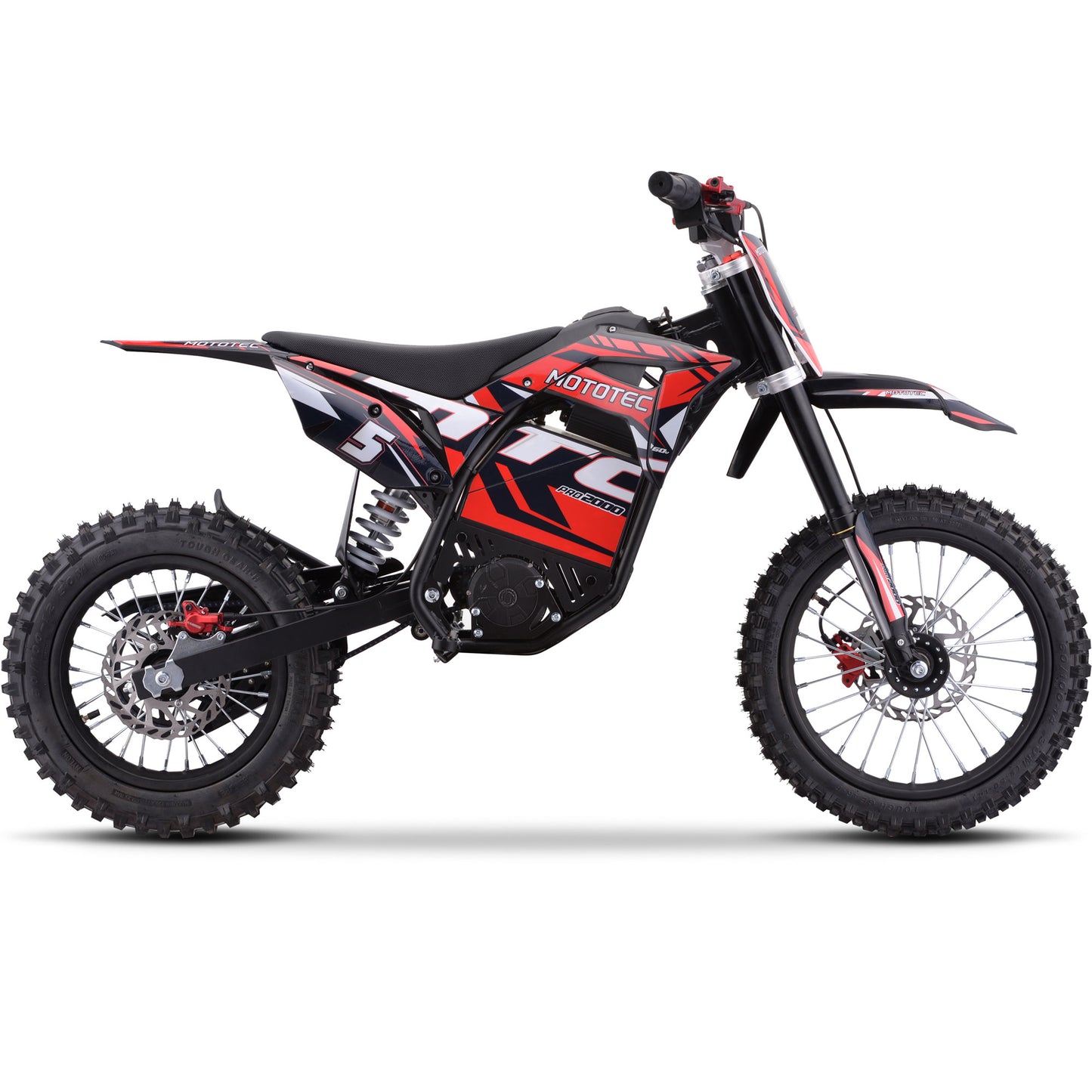 MotoTec 60V/15.6Ah 2000W Pro Off-Road Electric Dirt Bike