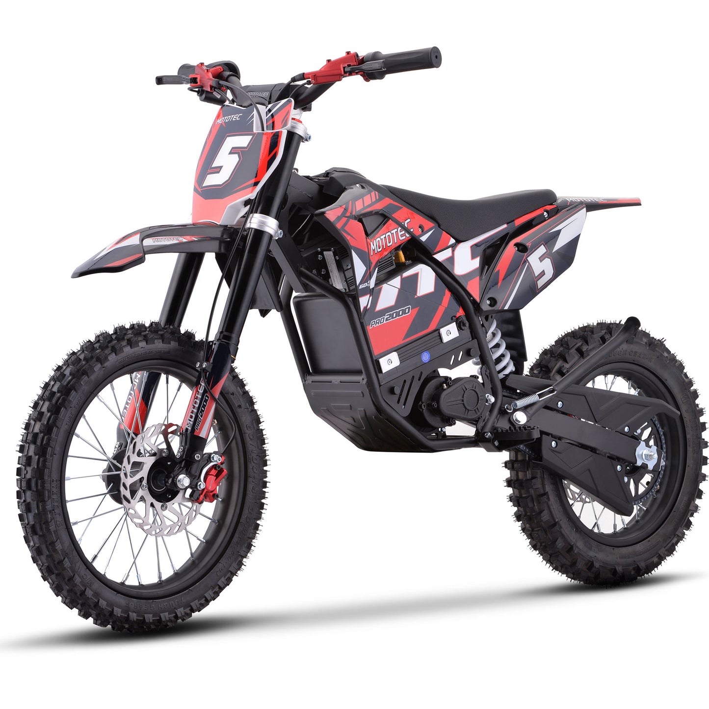 MotoTec 60V/15.6Ah 2000W Pro Off-Road Electric Dirt Bike