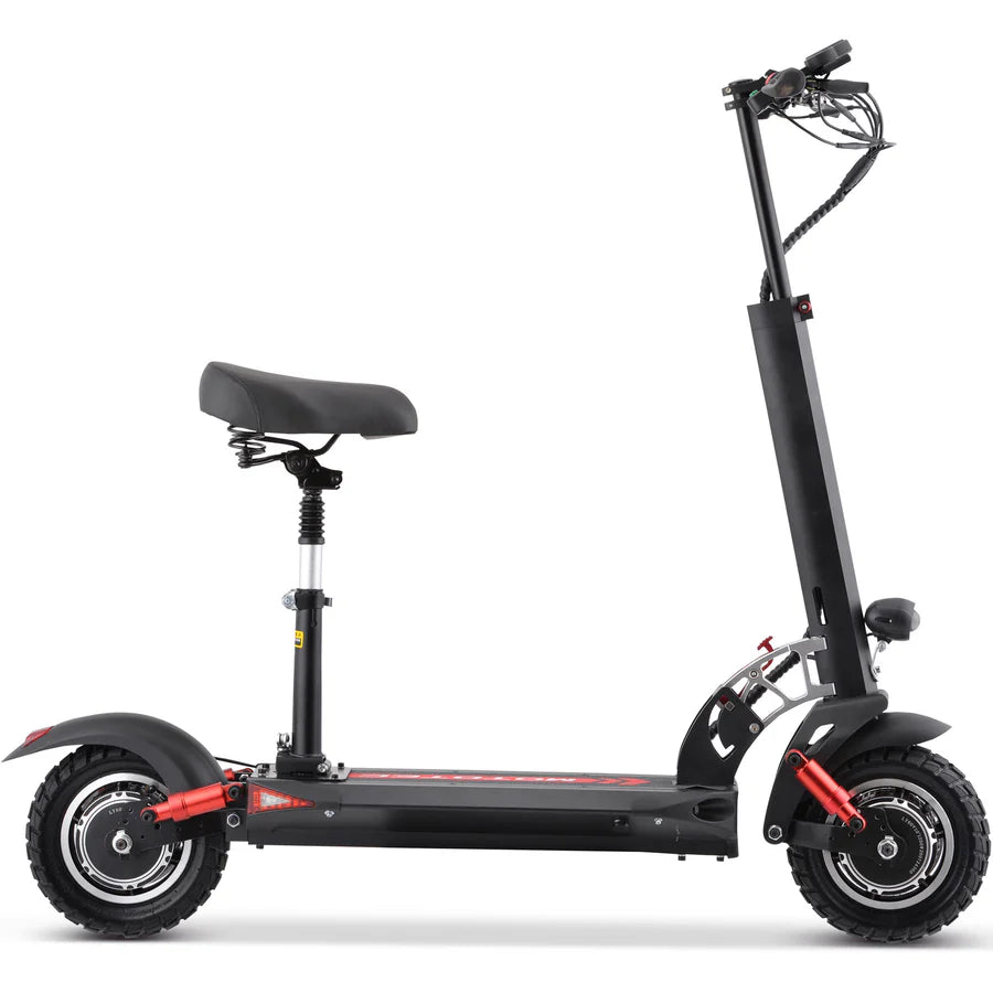 MotoTec Thor 60V/18Ah 2400W Lithium Electric Scooter Black