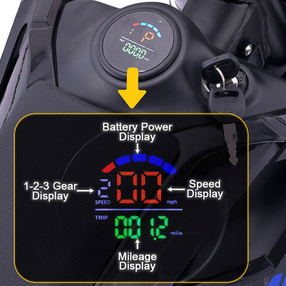 MotoTec 72V/30Ah 5000W Pro Off-Road Electric Dirt Bike