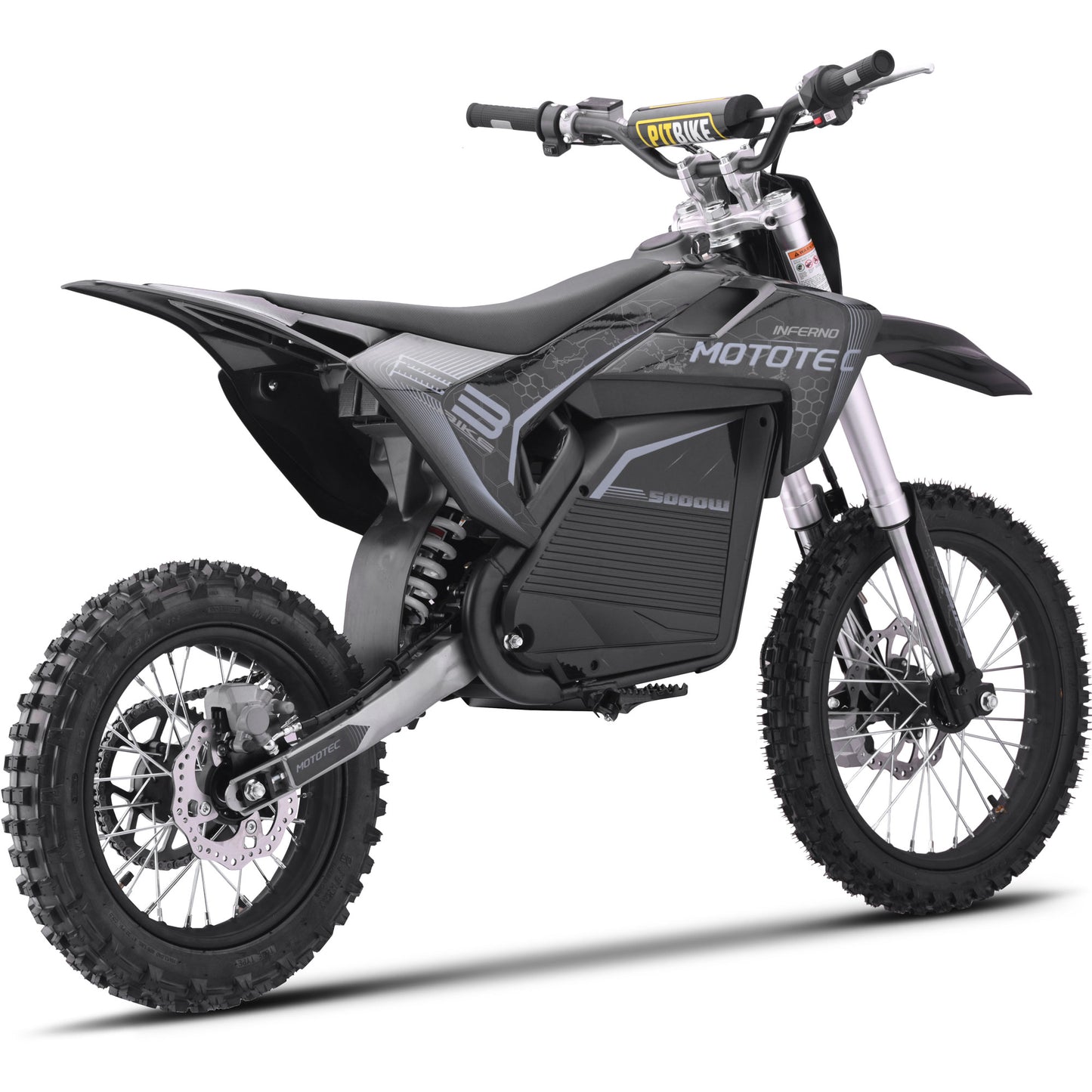 MotoTec 72V/30Ah 5000W Pro Off-Road Electric Dirt Bike