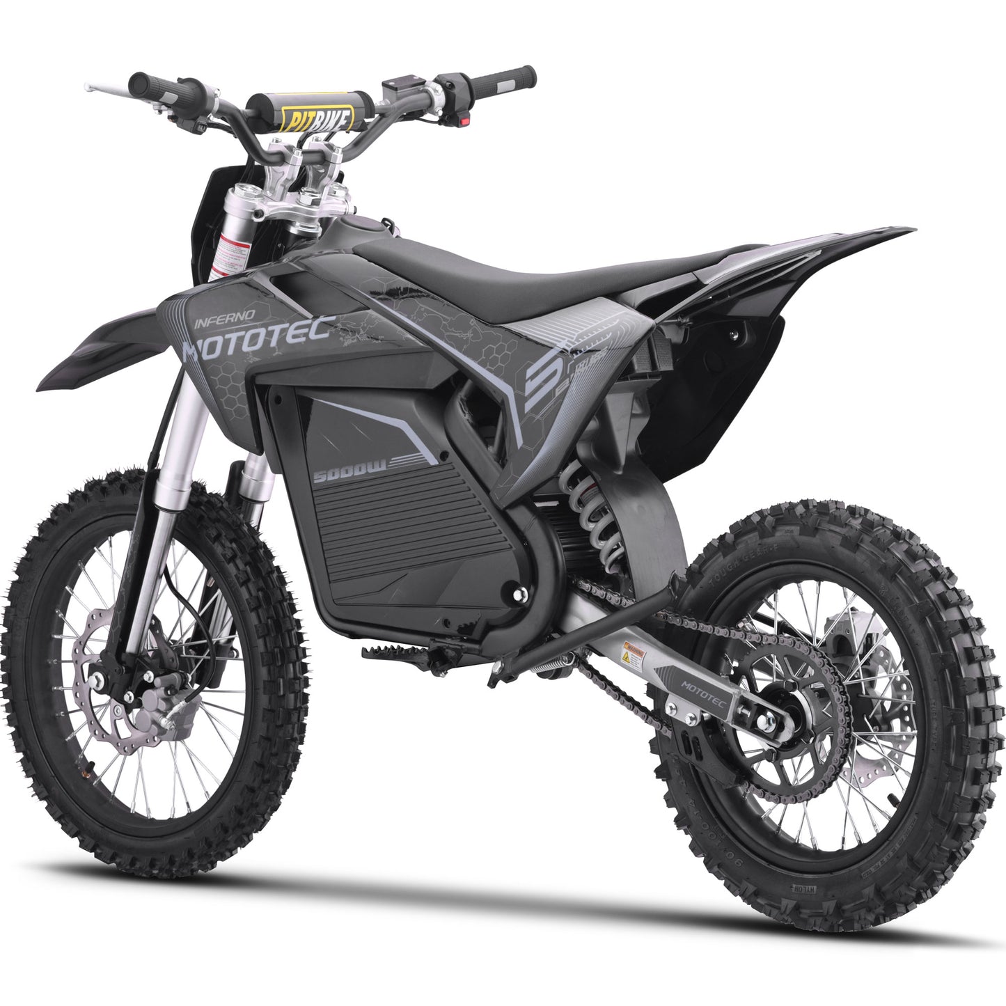 MotoTec 72V/30Ah 5000W Pro Off-Road Electric Dirt Bike