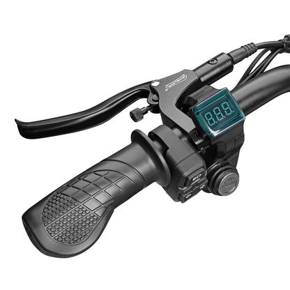 handle bar of happyrun e-bike