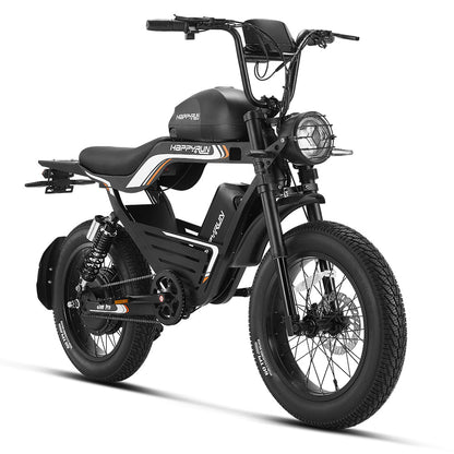 HappyRun G100 Electric Bike with 2000W Dual Battery Long Range