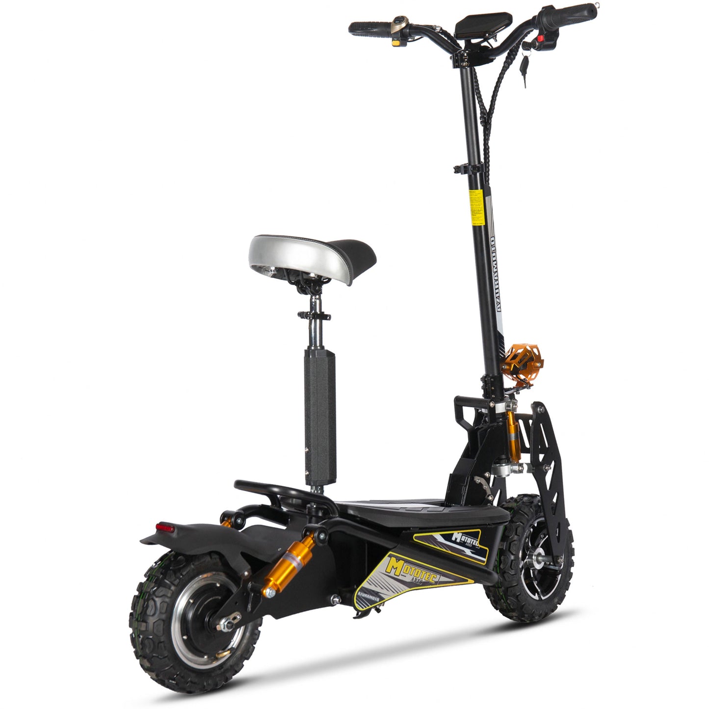 MotoTec Ares 48V/12Ah 1600W Electric Scooter