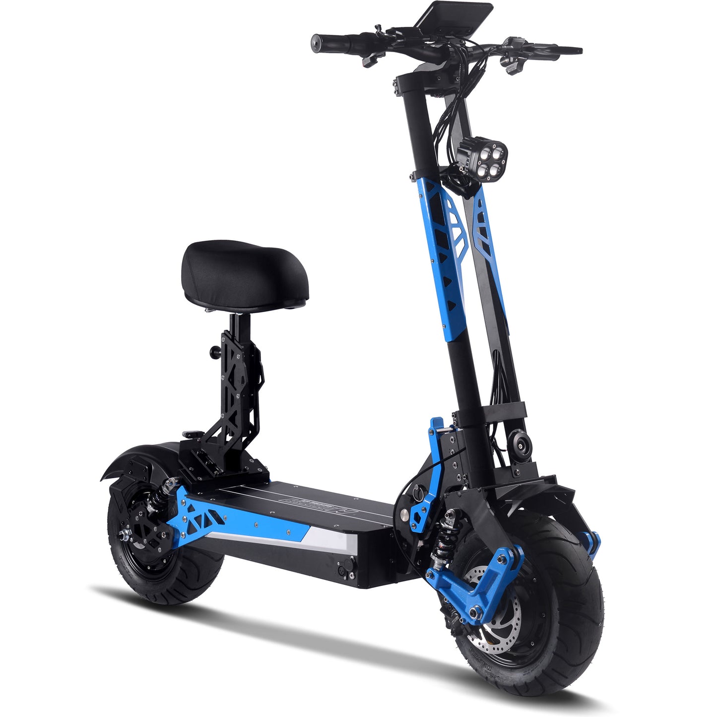 MotoTec Switchblade Blue 60V/28Ah 4000W Lithium Electric Scooter