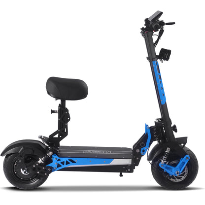 MotoTec Switchblade Blue 60V/28Ah 4000W Lithium Electric Scooter